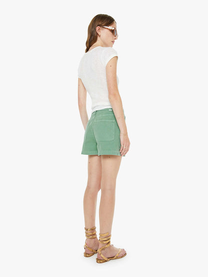 Mother Denim The Detour Short Creme De Menthe