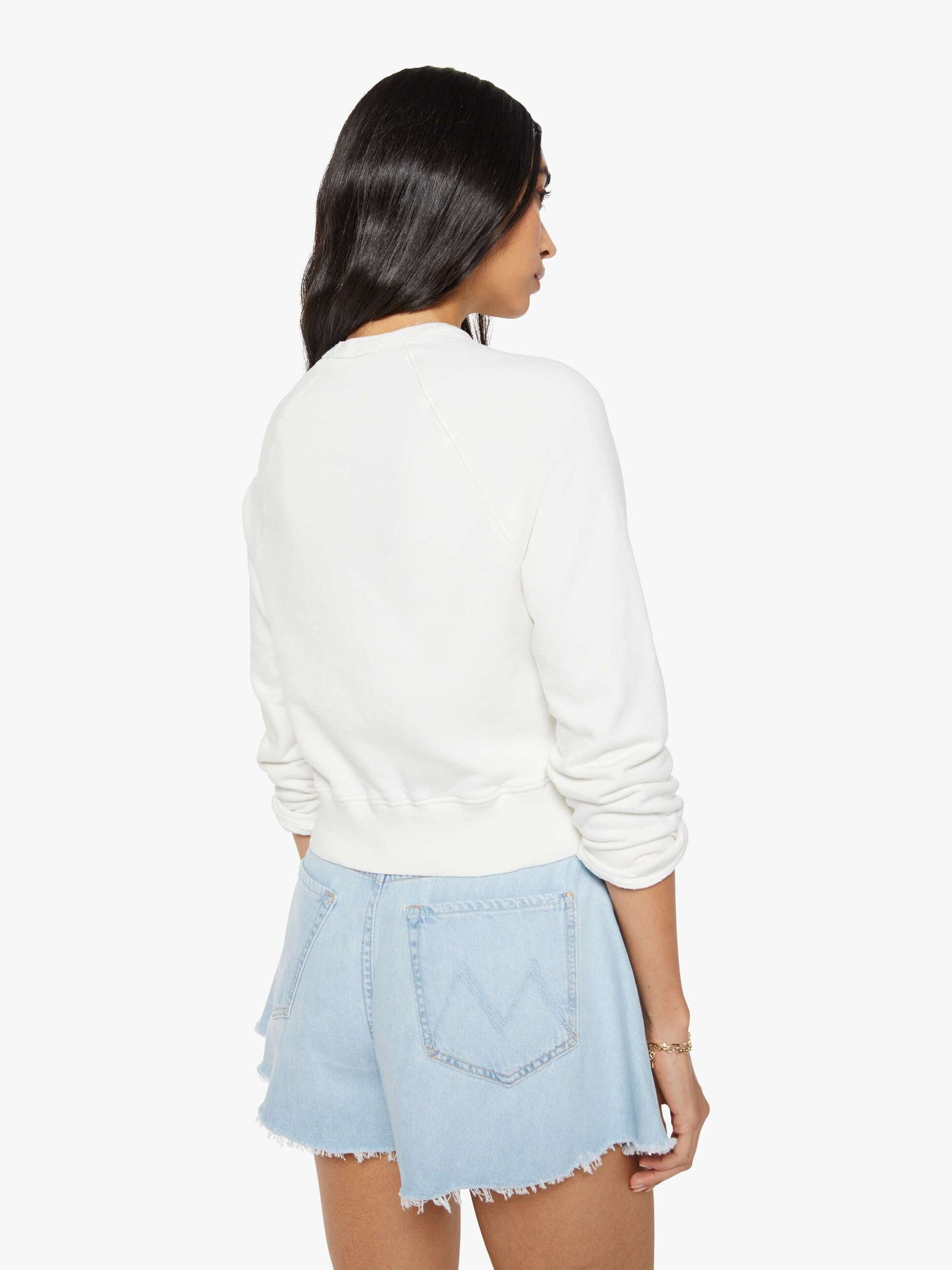 Mother Denim The Flutter Short Fray Shaken Not Stirred