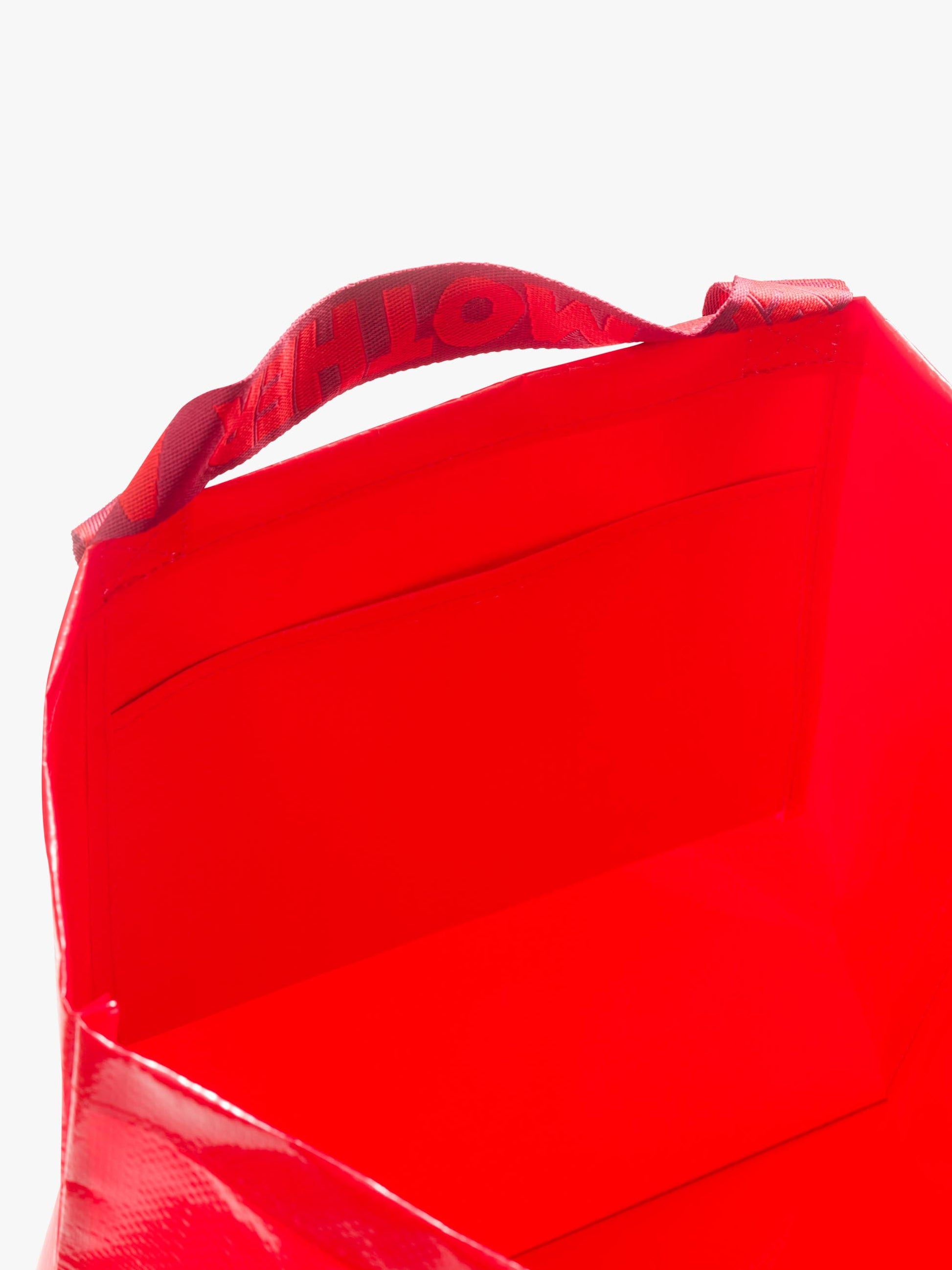 Mother Denim The Shopping Bag Duo CRIMSON RED