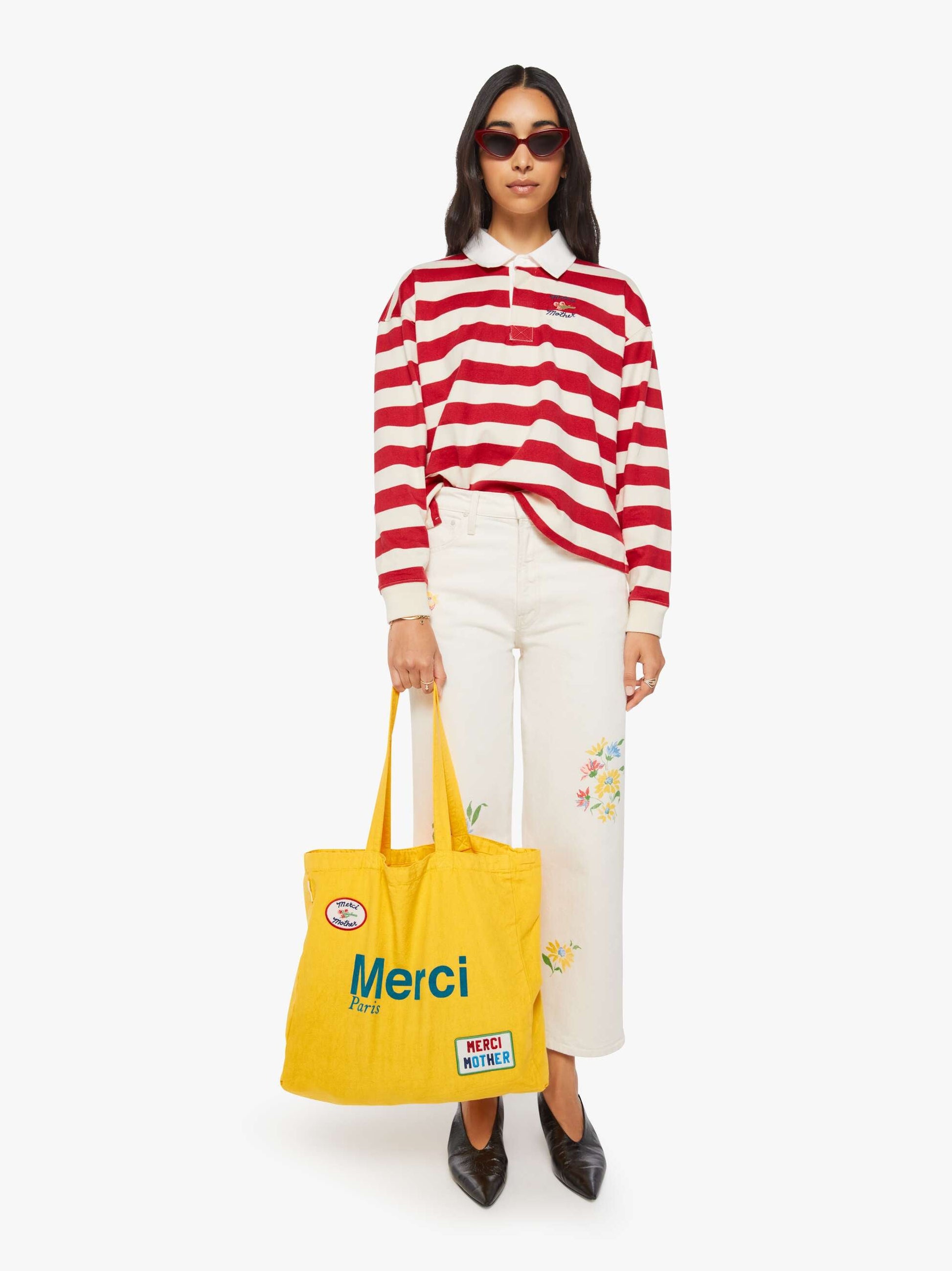 Mother Denim Merci x MOTHER Merci Tote Yellow