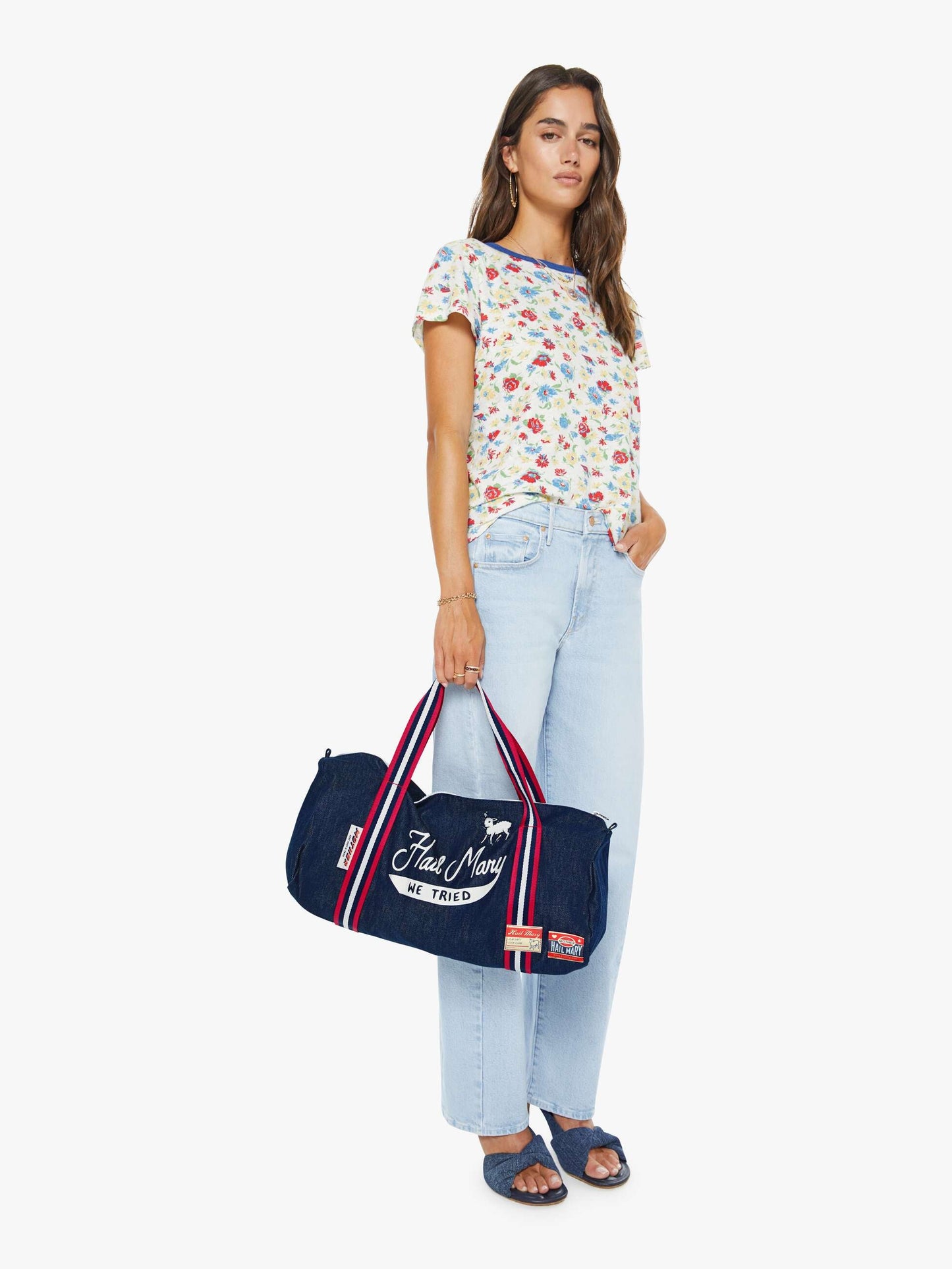 Mother Denim The Sporty Duffle Dirty Laundry