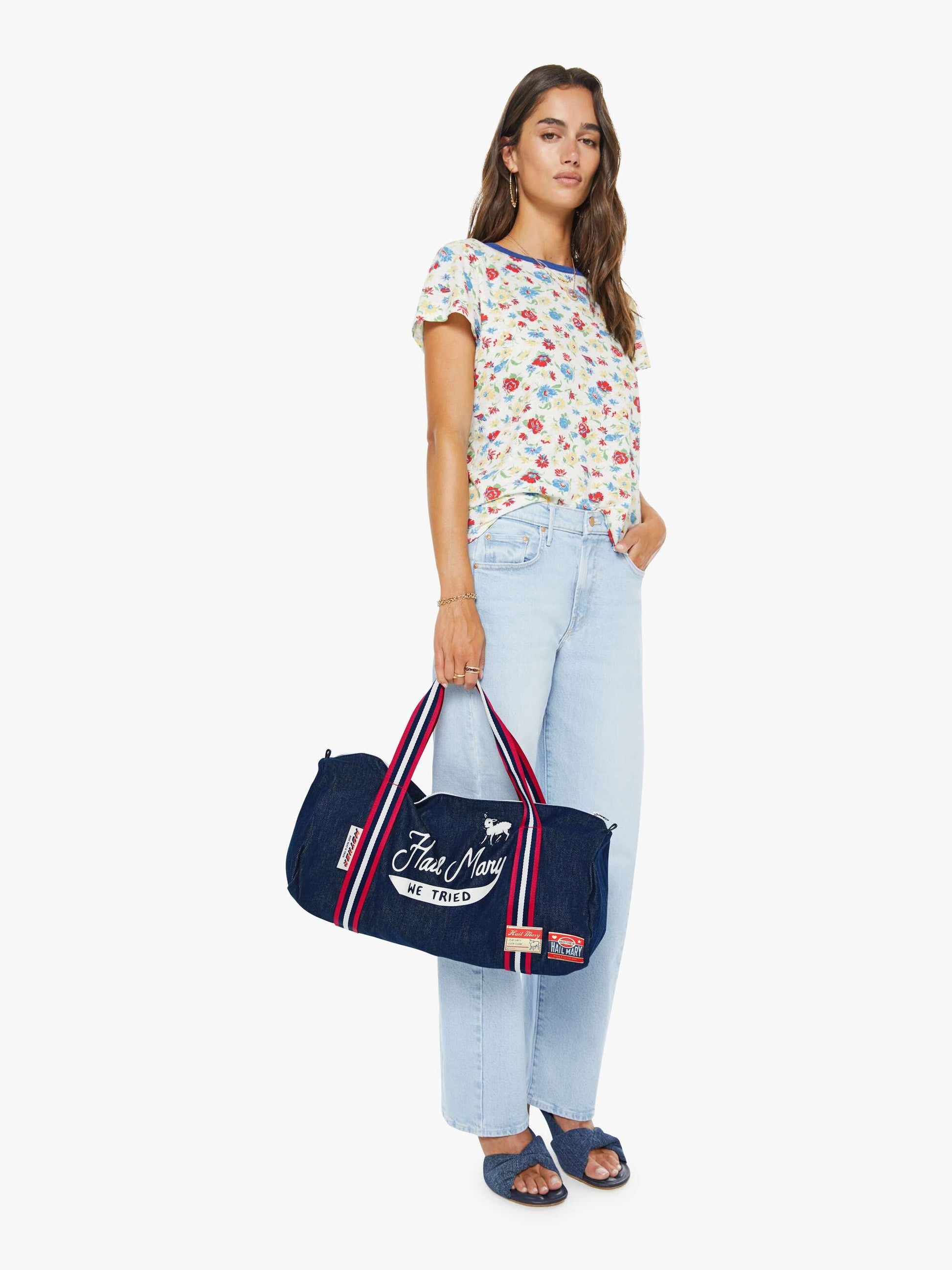 Mother Denim The Sporty Duffle Dirty Laundry