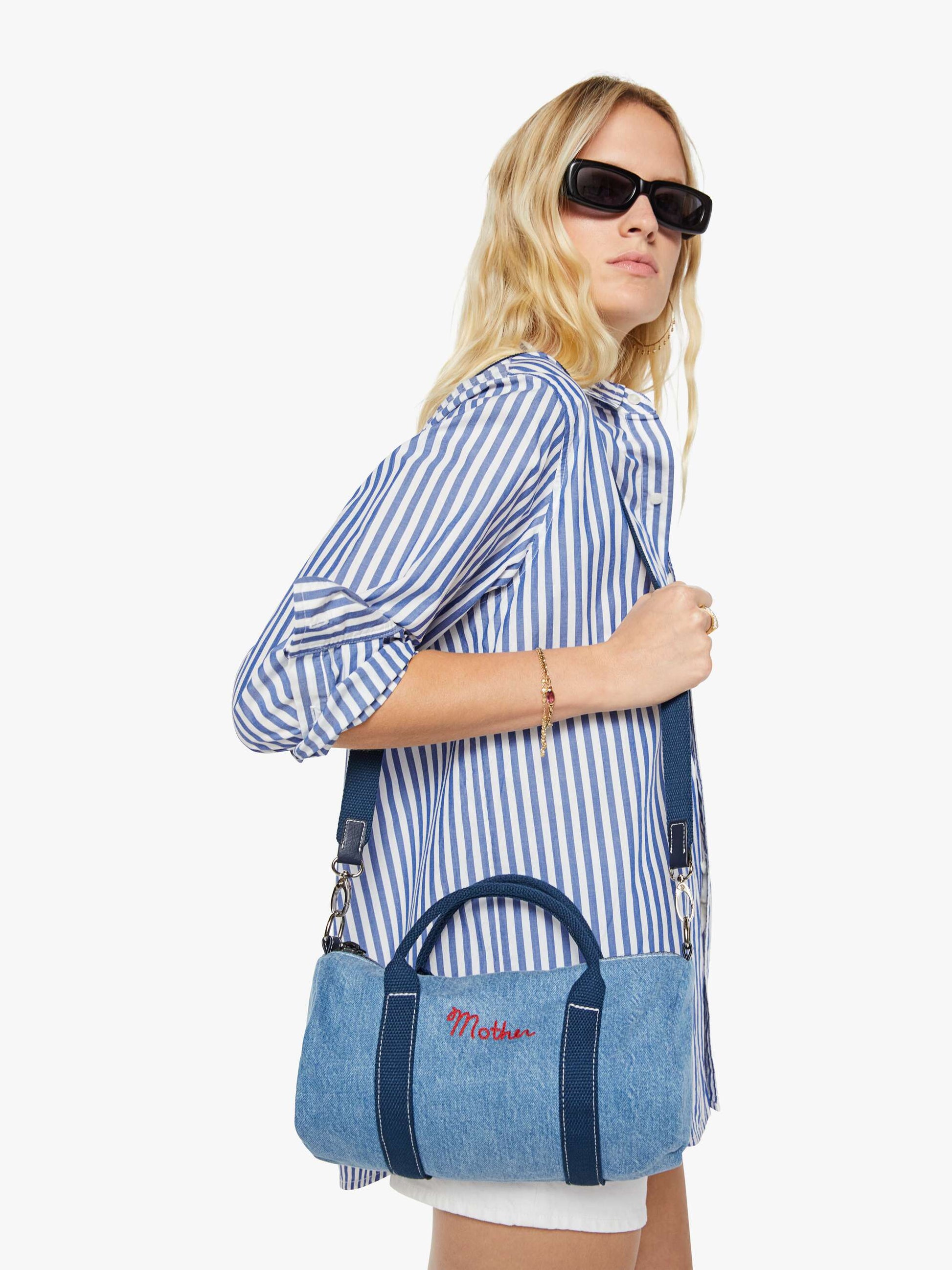 Mother Denim The Side Kick Laguna Blue