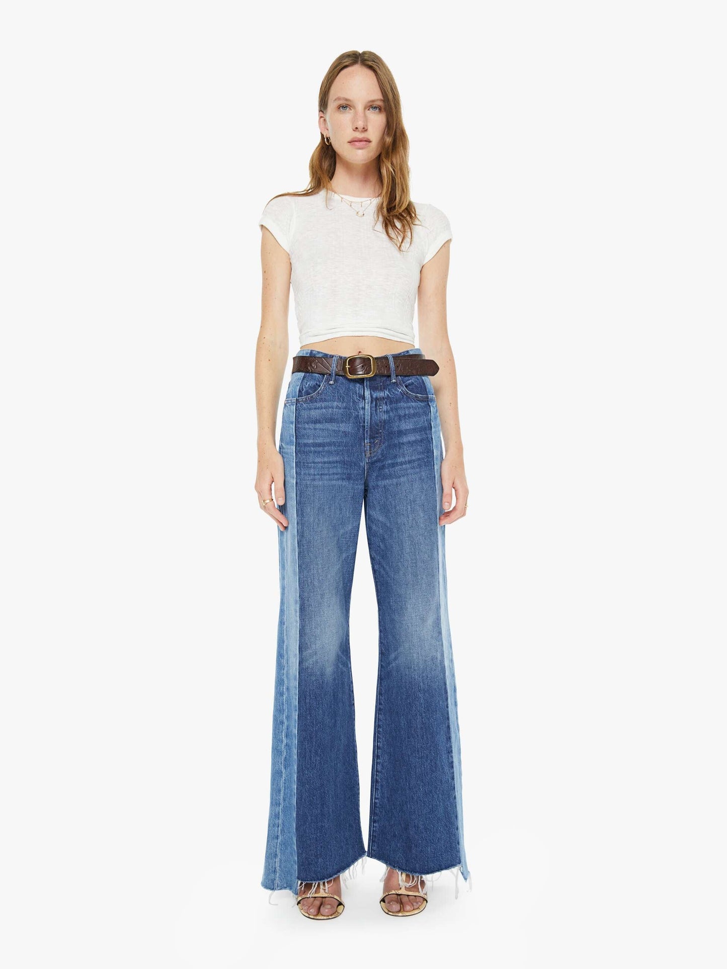 Mother Denim The Magpie Cognac