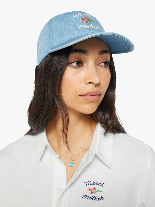 Mother Denim Merci x MOTHER Hats Off Blue (Light-Pastel)