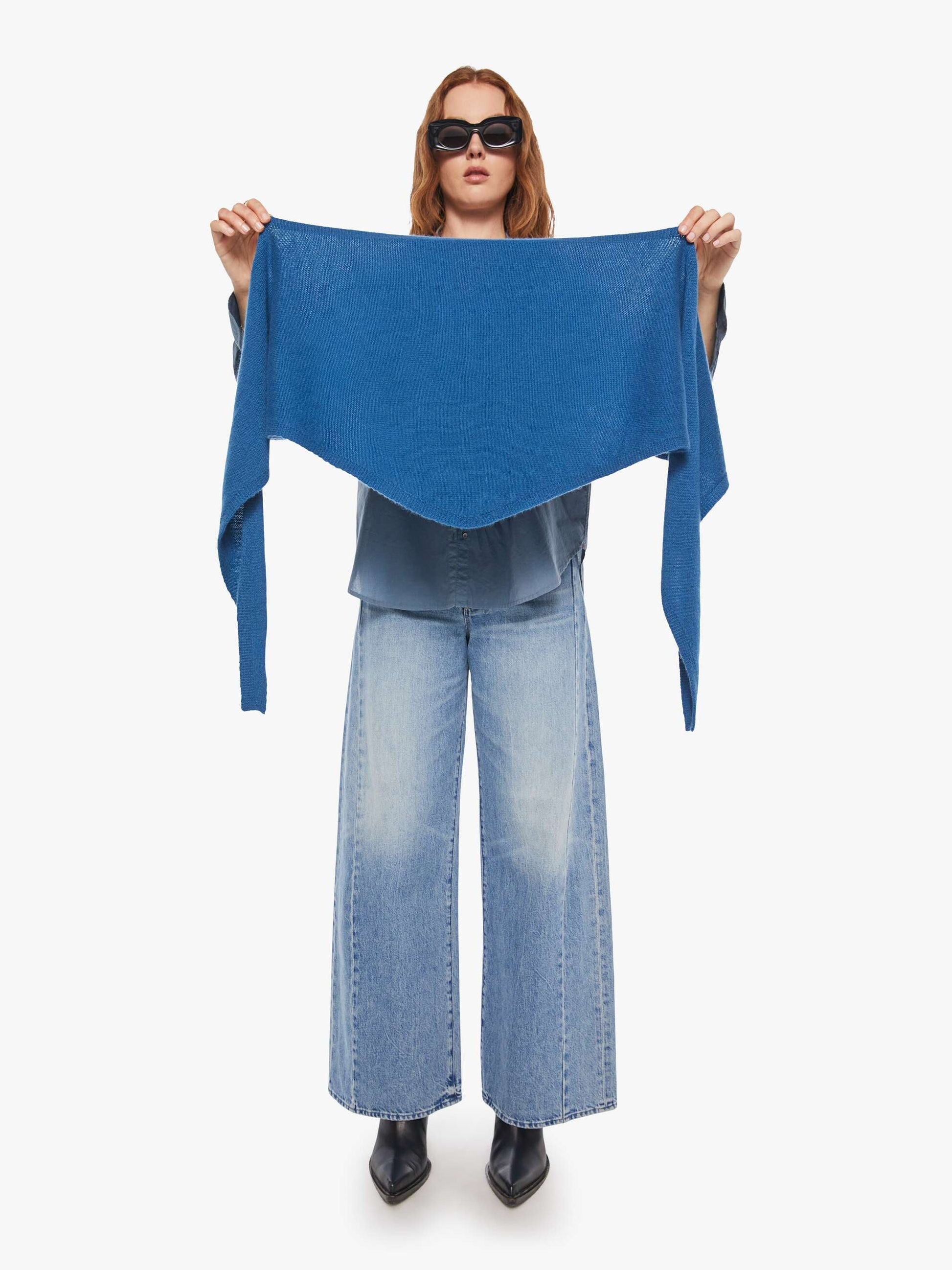 Mother Denim XiRENA Le Petit Scarf Blue (Turquoise-Aqua)