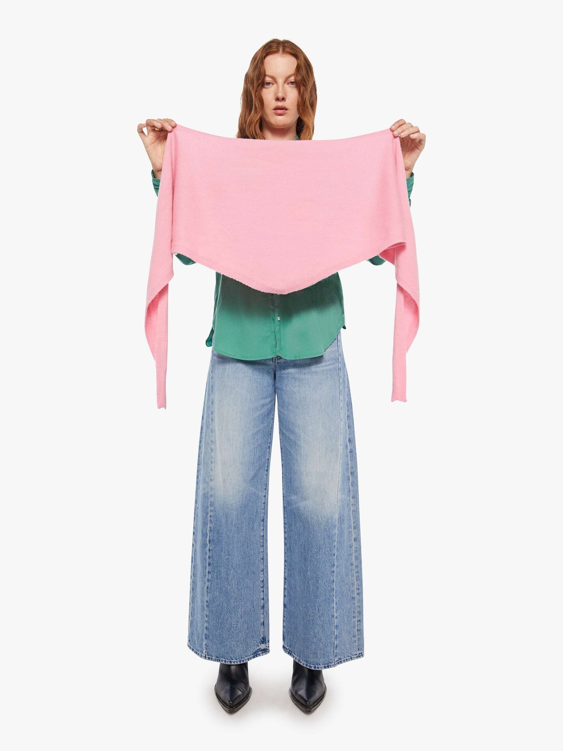Mother Denim XI-LE PETIT SCARF GUMBALL Pink