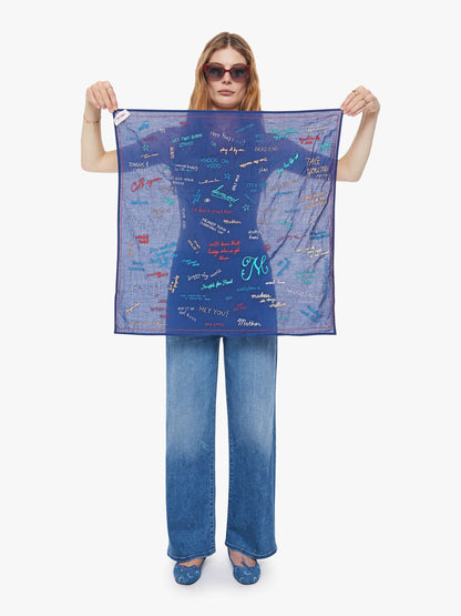 Mother Denim The Scarf It Down Gibberish