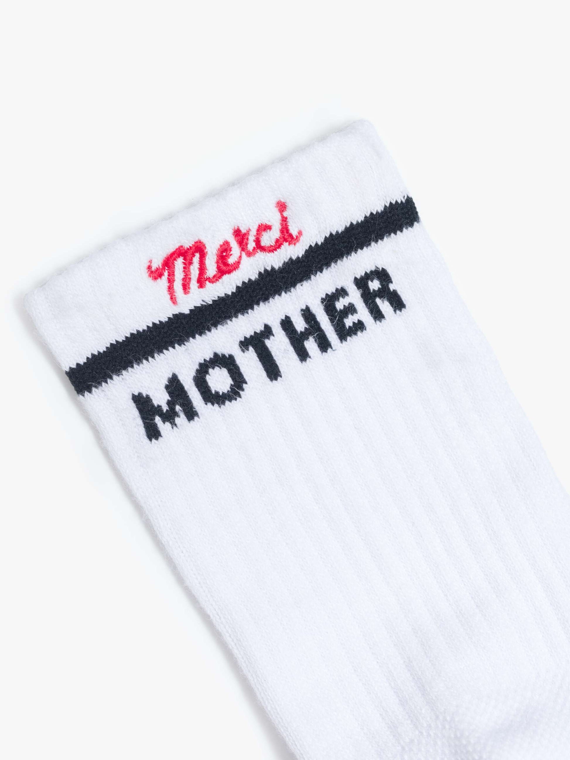 Mother Denim THE BABY STEPS MOTHER FUCKER MERCI White