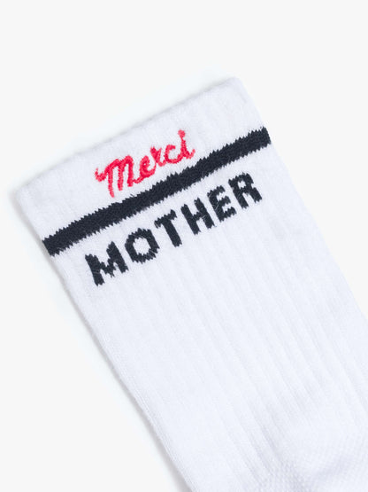 Mother Denim THE BABY STEPS MOTHER FUCKER MERCI White