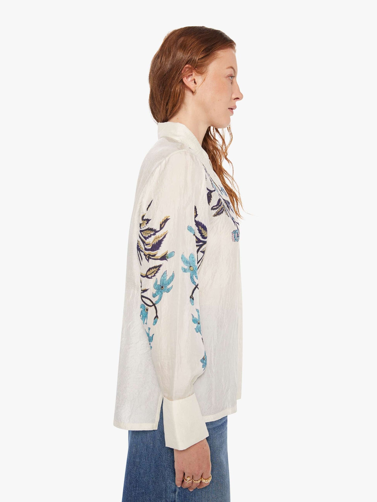 Mother Denim Alix Of Bohemia Dana Shirt MISTED LILY