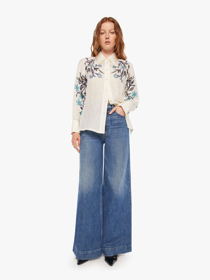 Mother Denim Alix Of Bohemia Dana Shirt MISTED LILY