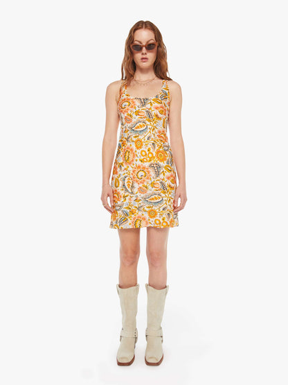Mother Denim Alix Of Bohemia Addie Dress TOPAZ FLOWER