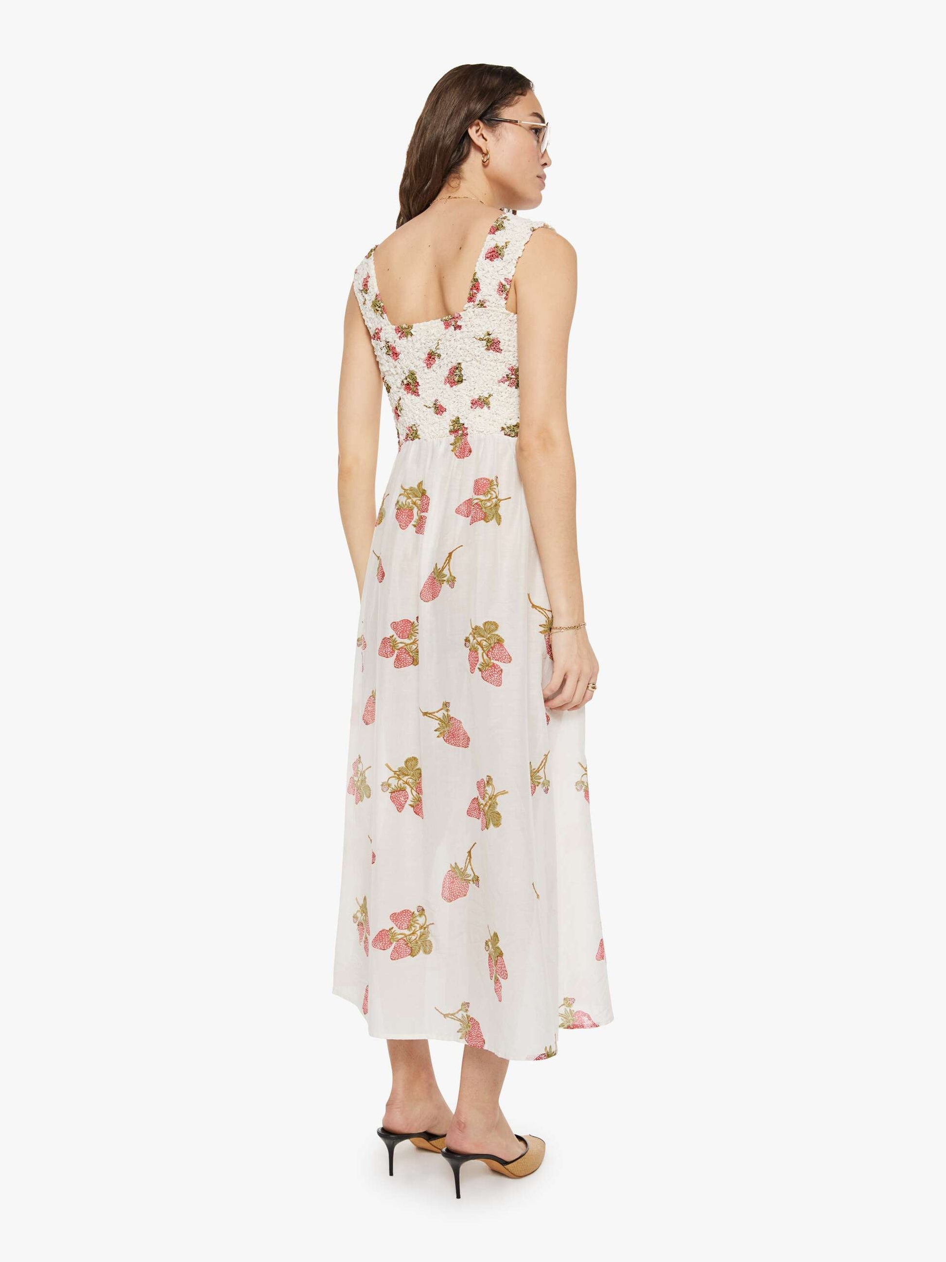 Mother Denim Alix of Bohemia Kay Dress STRAWBERRY DOT