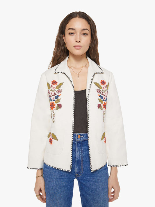 Mother Denim Alix of Bohemia Francis Jacket HEIRLOOM FLORA