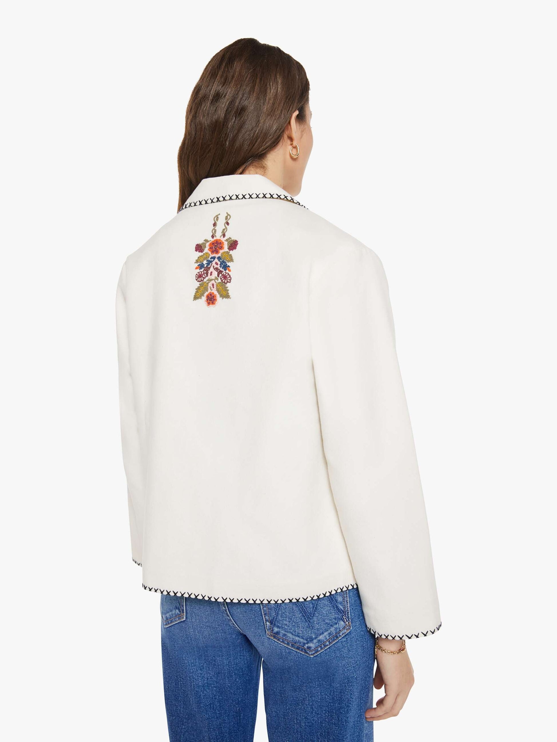 Mother Denim Alix of Bohemia Francis Jacket HEIRLOOM FLORA