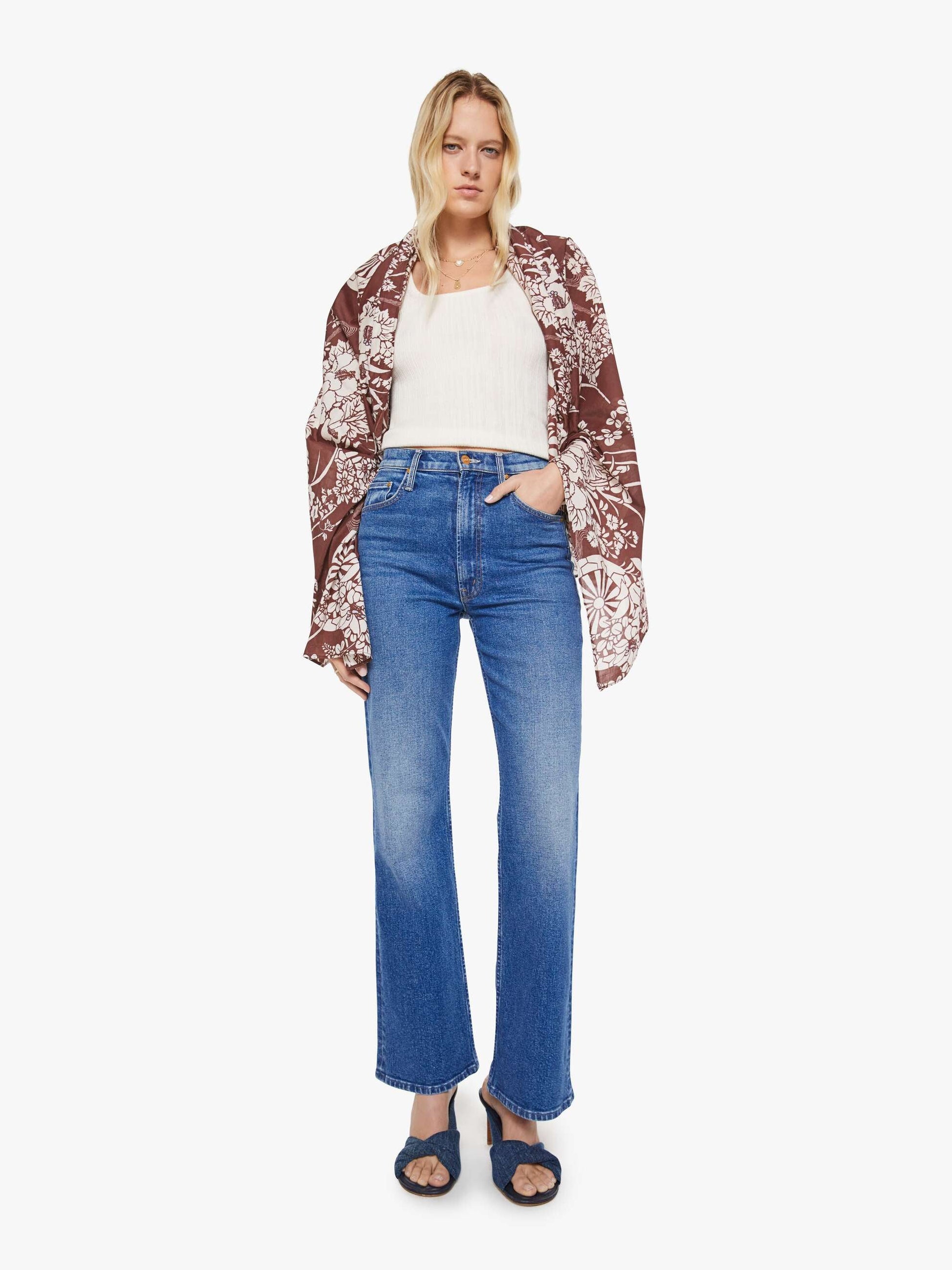 Mother Denim Alix of Bohemia Soraya Sarong AUBURN SPOKE