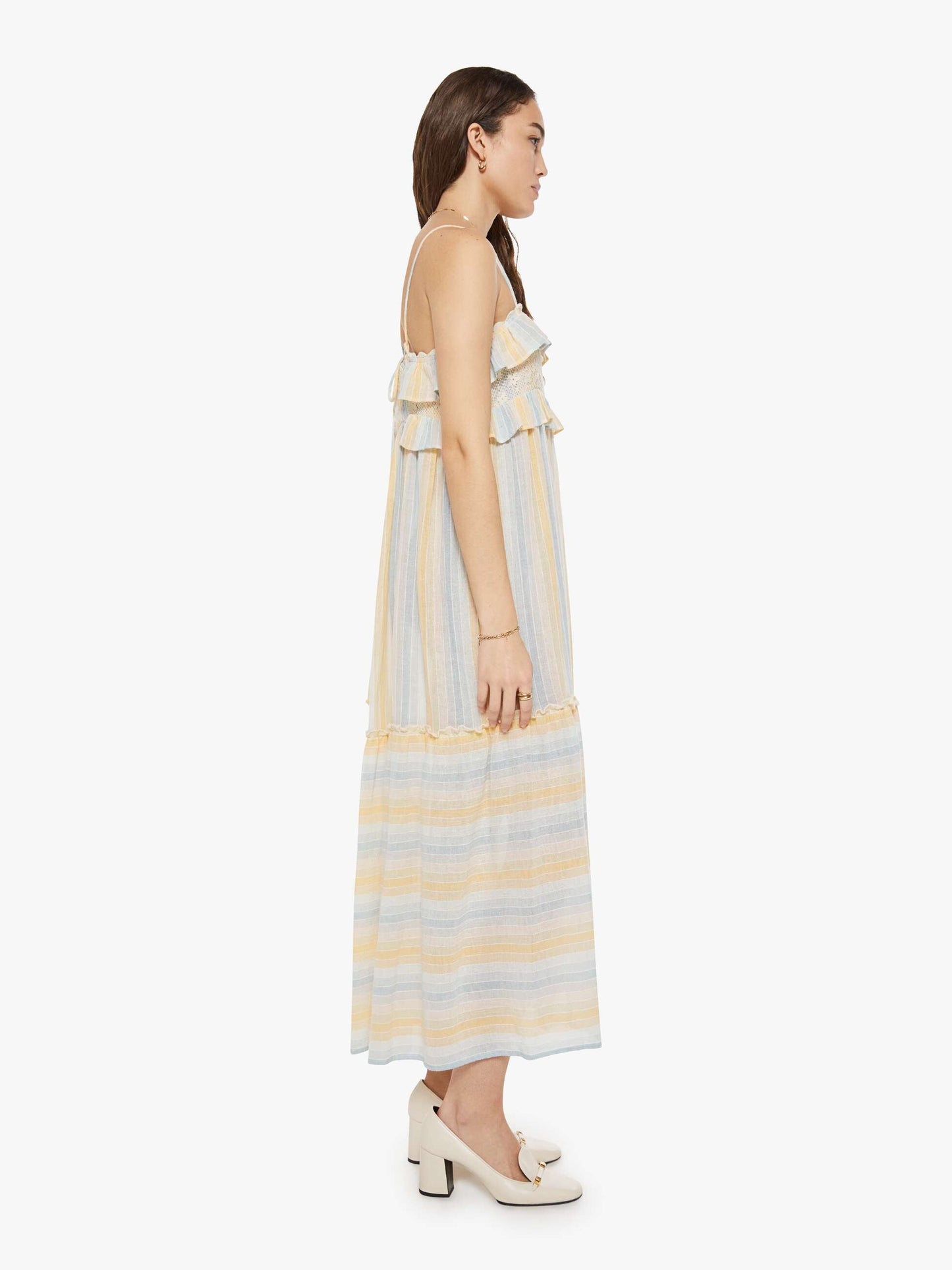 Mother Denim Alix of Bohemia Ida Dress SUNWASH STRIPE