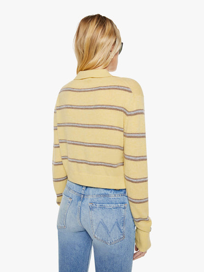 Mother Denim Eterne Barrett Sweater BUTTER STRIPE