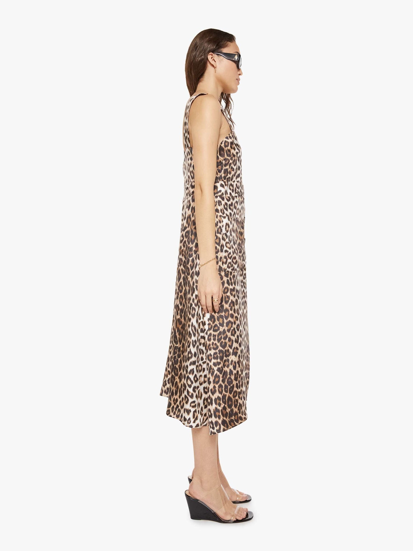 Mother Denim La Prestic Ouiston Bain De Soleil Dress PANTHERE