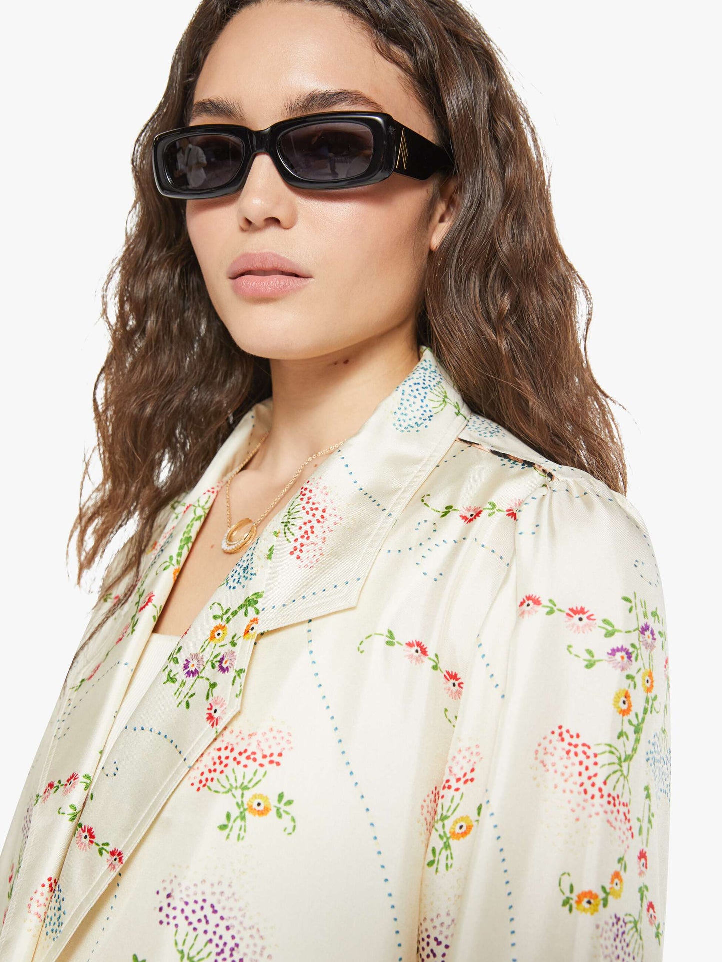 Mother Denim La Prestic Ouiston Elichou Blazer BRODERIE ECRU