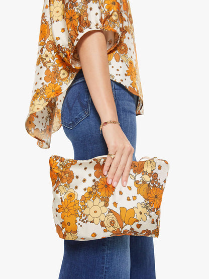 Mother Denim La Prestic Ouiston Voleuse Pouch FLOWER POWER