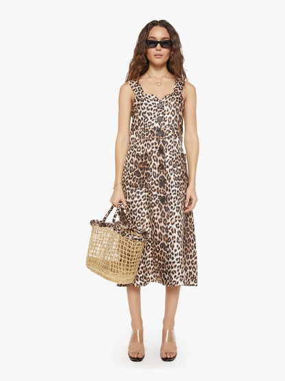 Mother Denim La Prestic Ouiston Panier Ajoure Bag PANTHERE