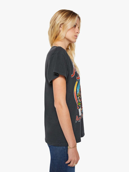 Mother Denim MadeWorn Jimmy Buffet Tee Black (Charcoal)