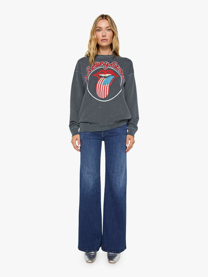 Mother Denim MadeWorn Rolling Stones Sweatshirt DUSK