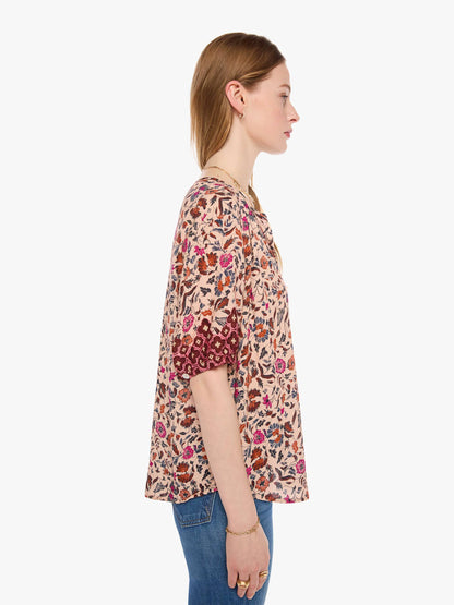Mother Denim Natalie Martin Violet Top WILDFLOWER SPICE