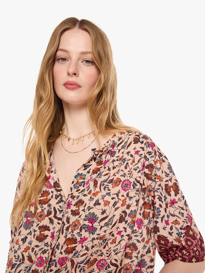 Mother Denim Natalie Martin Violet Top WILDFLOWER SPICE