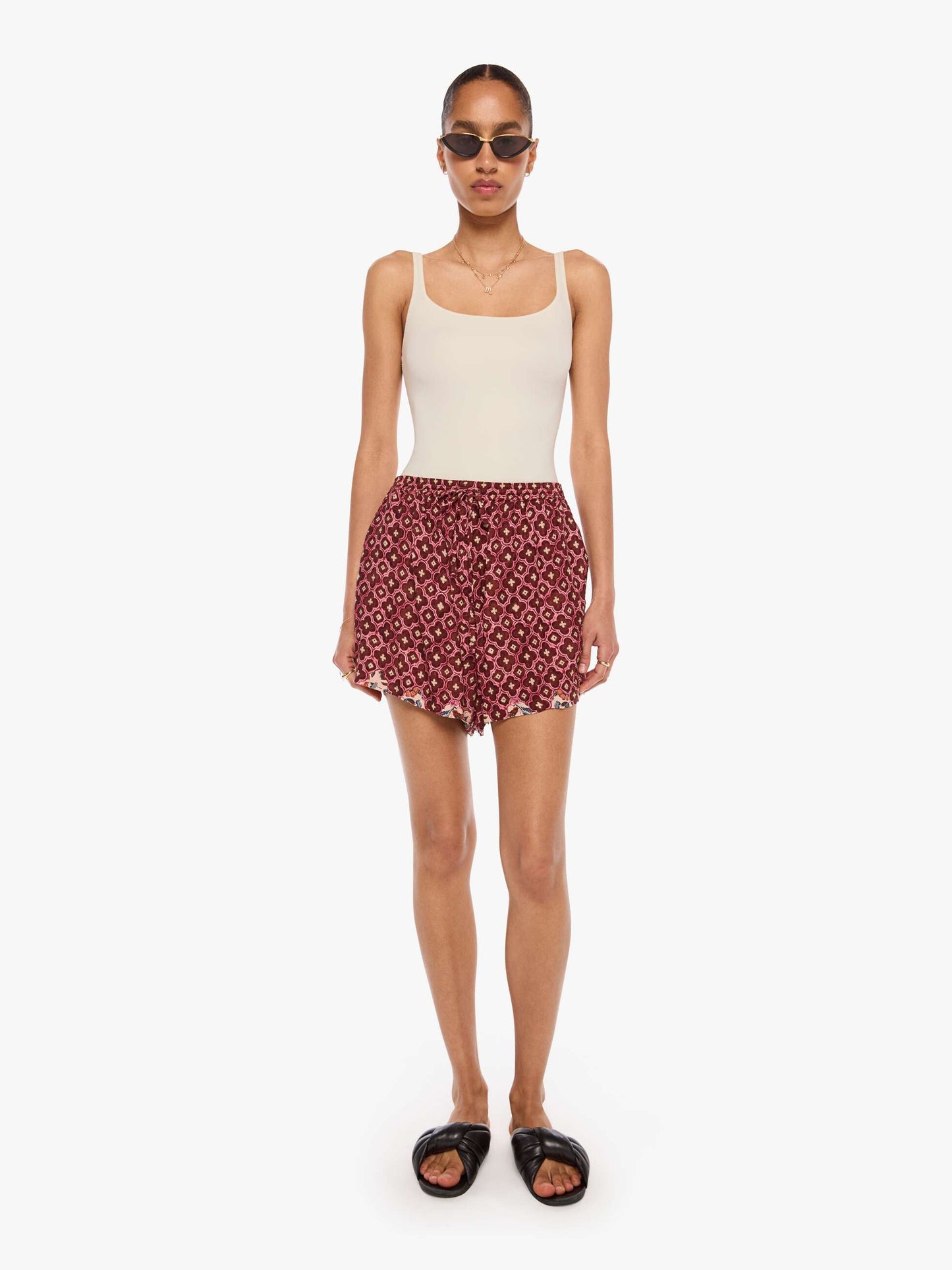 Mother Denim Natalie Martin Jasper Short MOSAIC SPICE