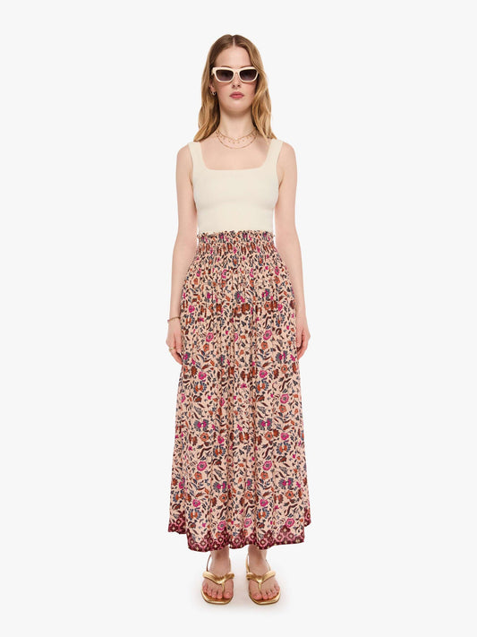 Mother Denim Natalie Martin Bella Skirt WILDFLOWER SPICE