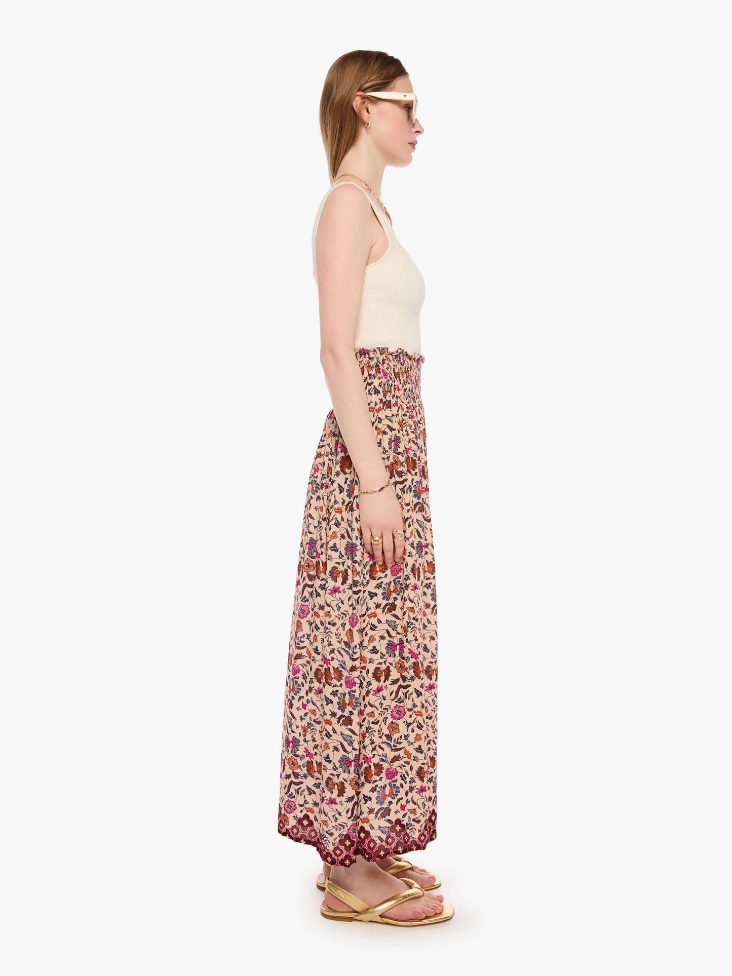 Mother Denim Natalie Martin Bella Skirt WILDFLOWER SPICE