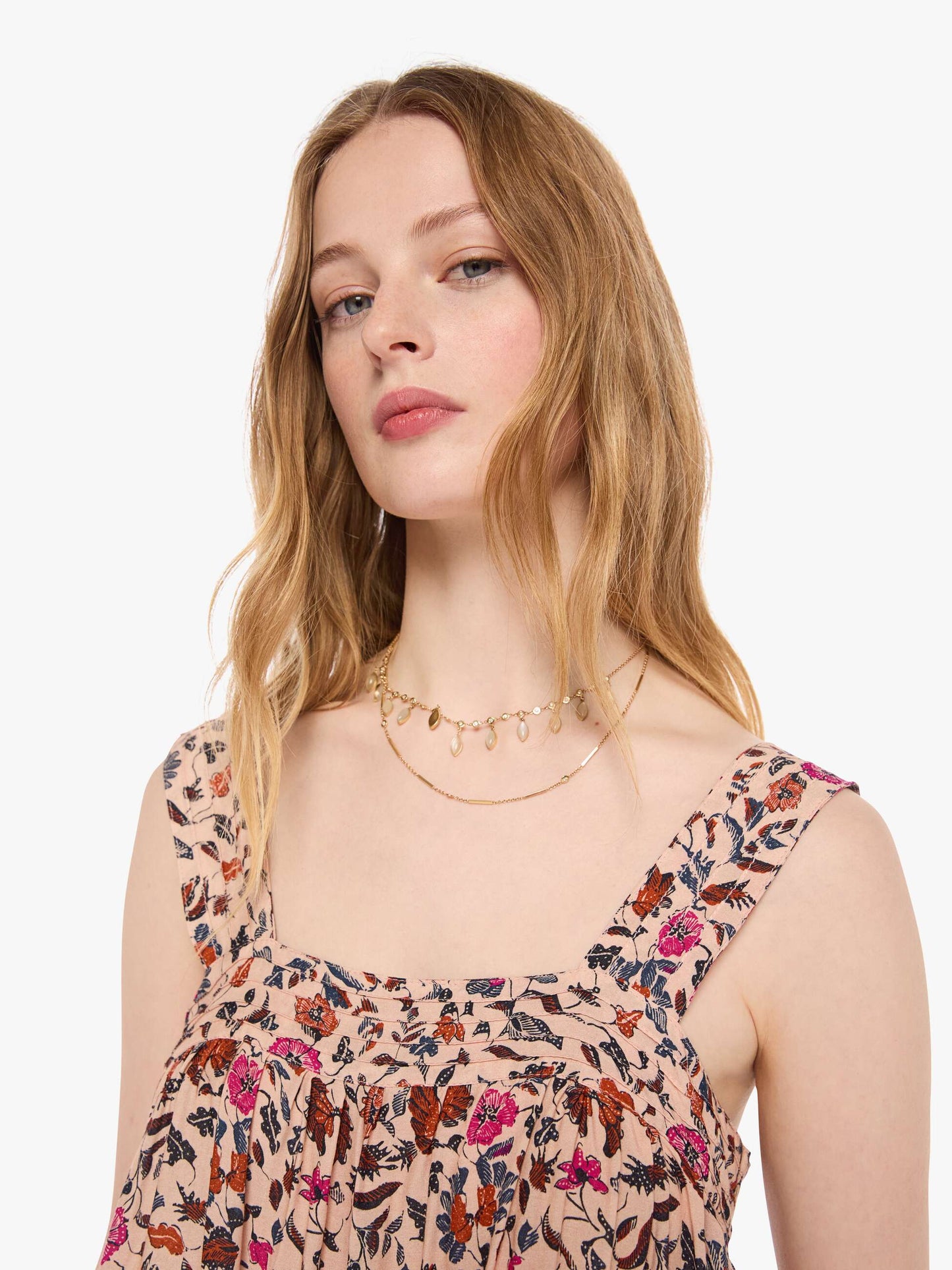 Mother Denim Natalie Martin Jasmine Top WILDFLOWER SPICE
