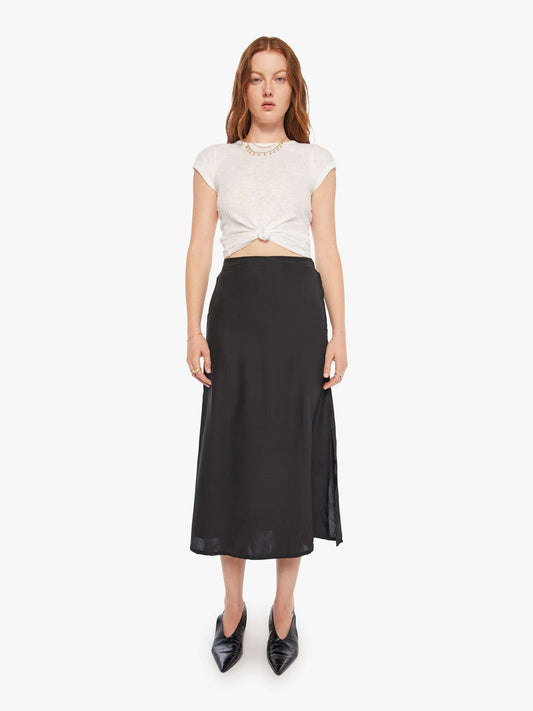 Mother Denim Natalie Martin Anita Skirt Black
