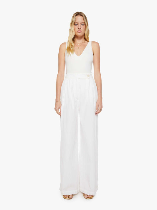 Mother Denim SABLYN Brooke B Trouser WHITE