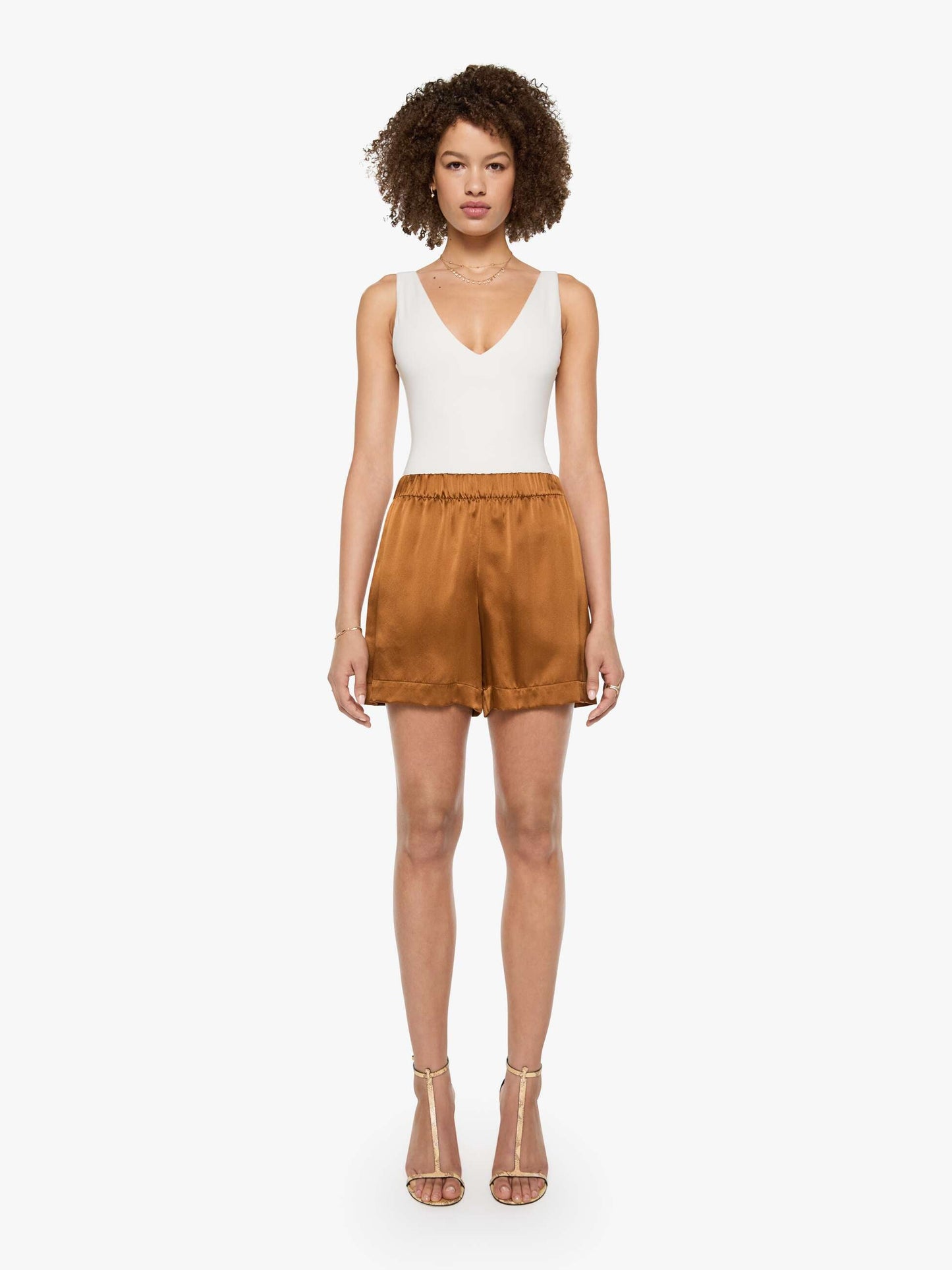 Mother Denim SABLYN Brynn Short TOBACCO