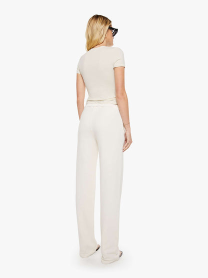 Mother Denim SPRWMN Straight Leg Sweatpants White (Open)