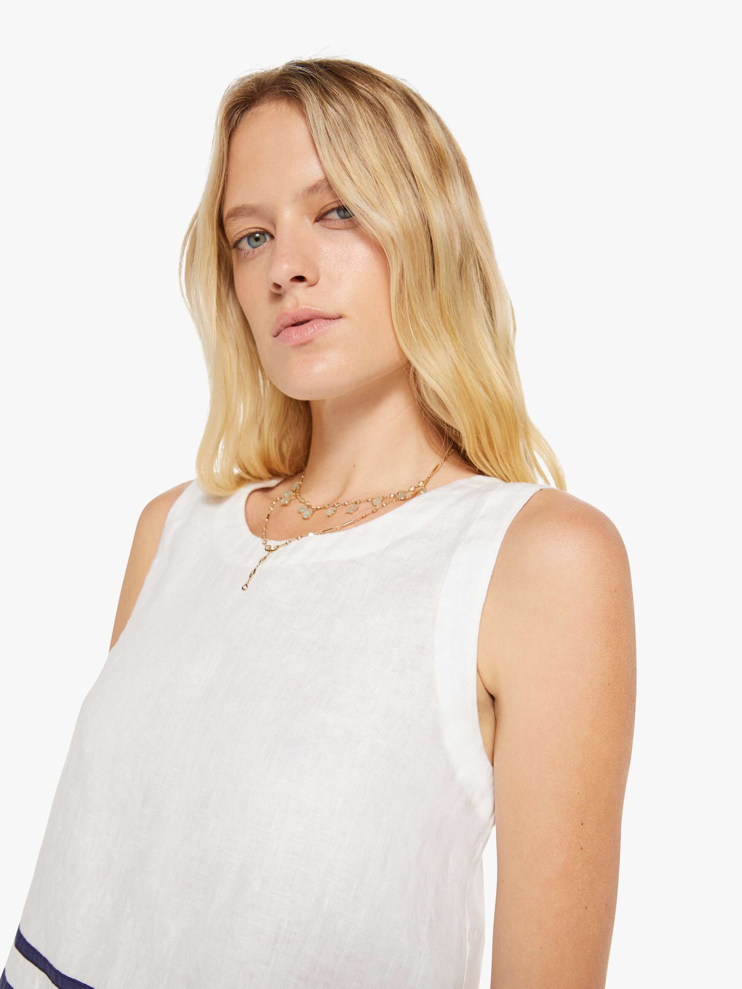 Mother Denim XiRENA Leni Top White