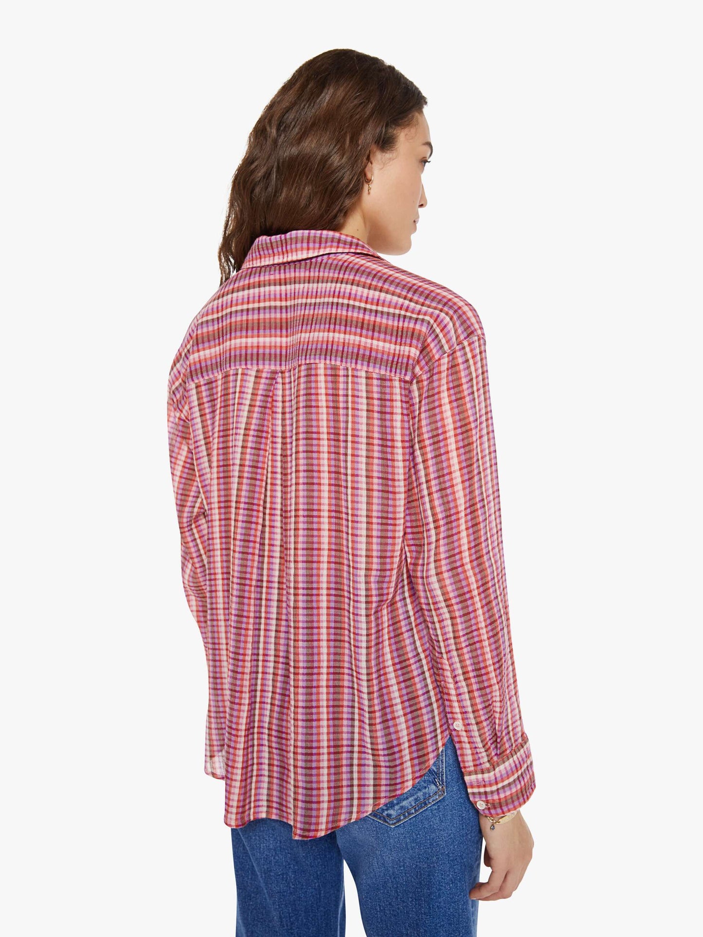 Mother Denim XiRENA Jace Shirt RUBY QUARTZ