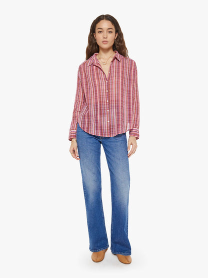 Mother Denim XiRENA Jace Shirt RUBY QUARTZ