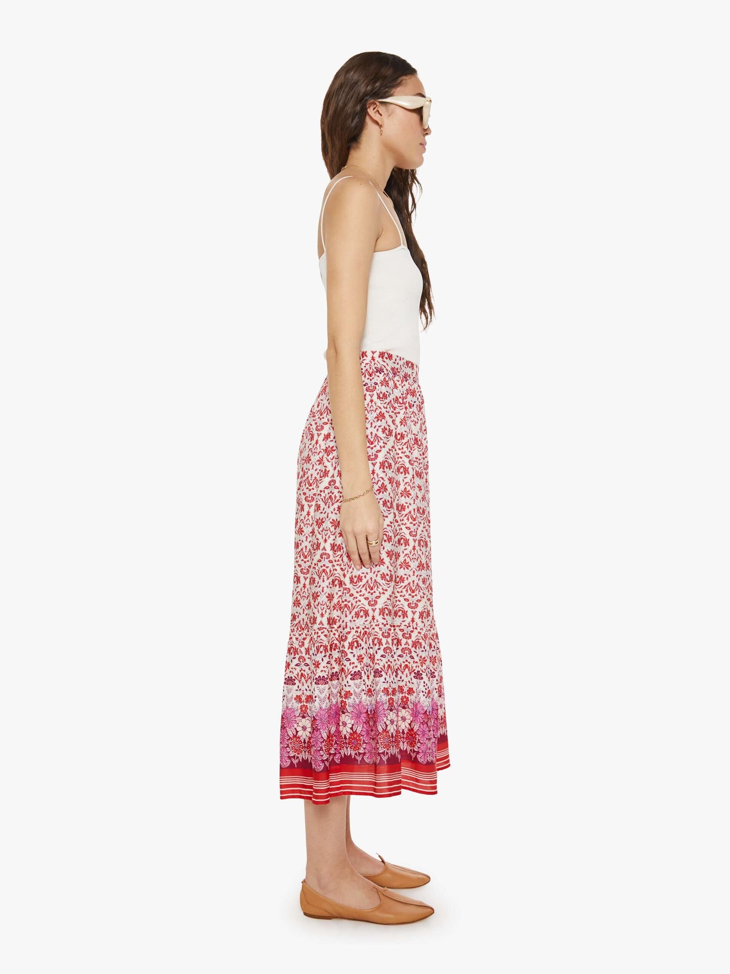 Mother Denim XiRENA Taryn Skirt CRUSHBERRY