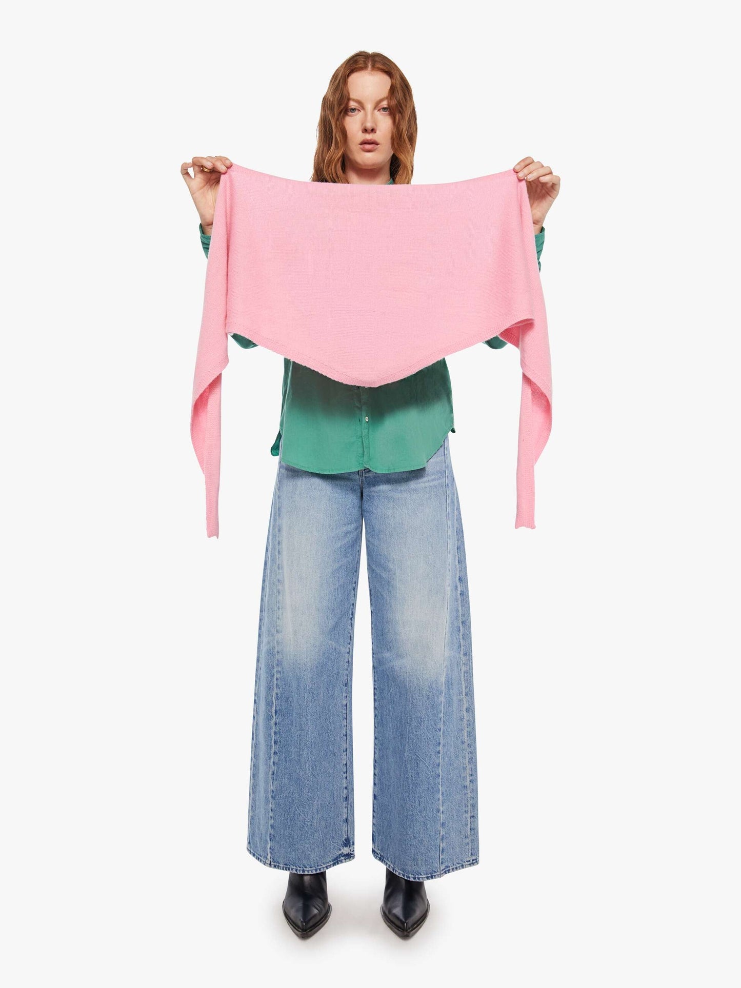 Mother Denim XI-LE PETIT SCARF GUMBALL Pink