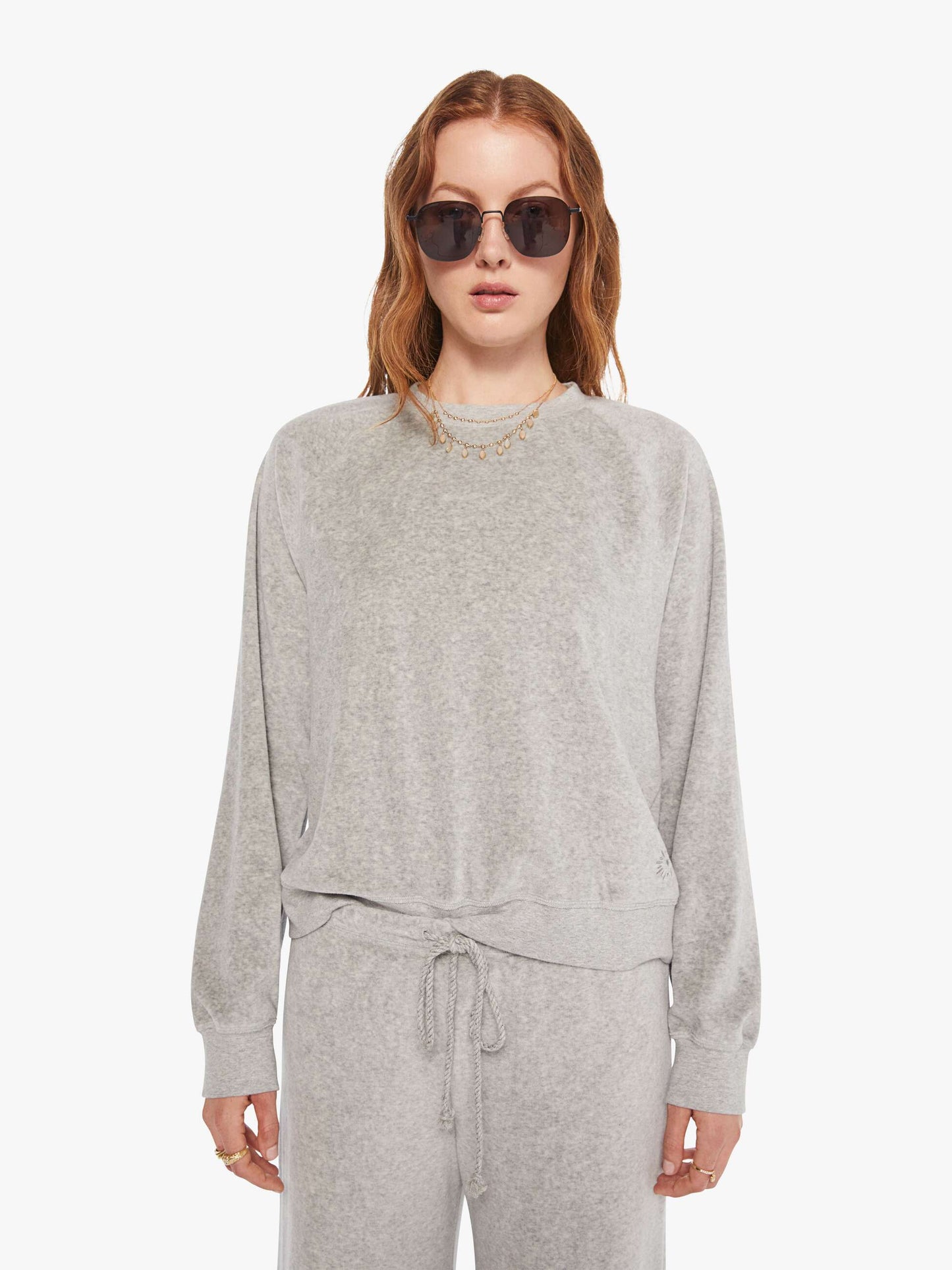 Mother Denim XiRENA Pierre Sweatshirt Grey (Open)