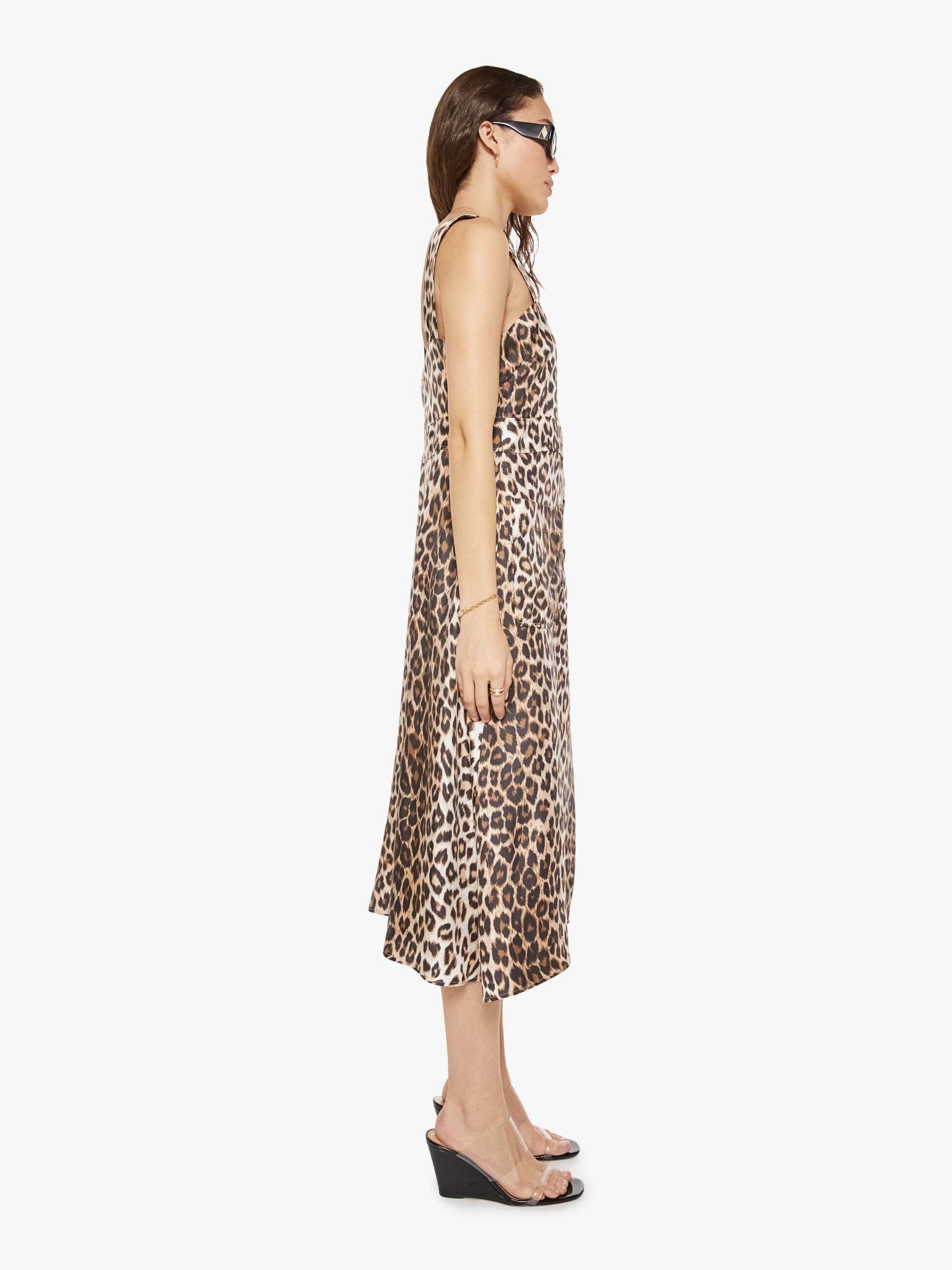 Mother Denim La Prestic Ouiston Bain De Soleil Dress PANTHERE