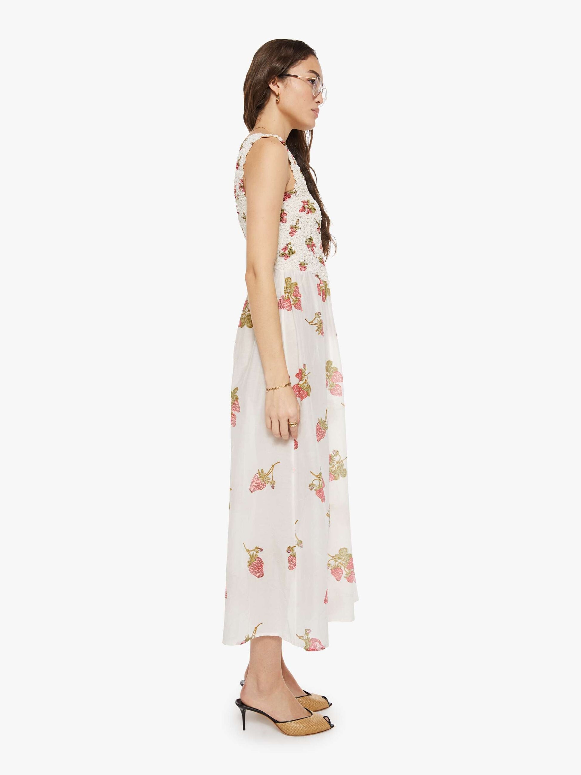 Mother Denim Alix of Bohemia Kay Dress STRAWBERRY DOT