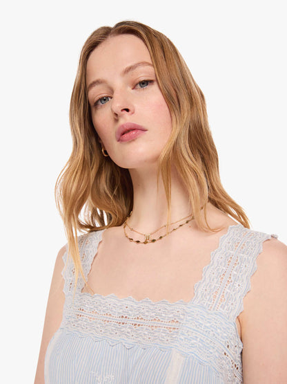 Mother Denim XiRENA Anita Dress BLUE WHITE STRIPE