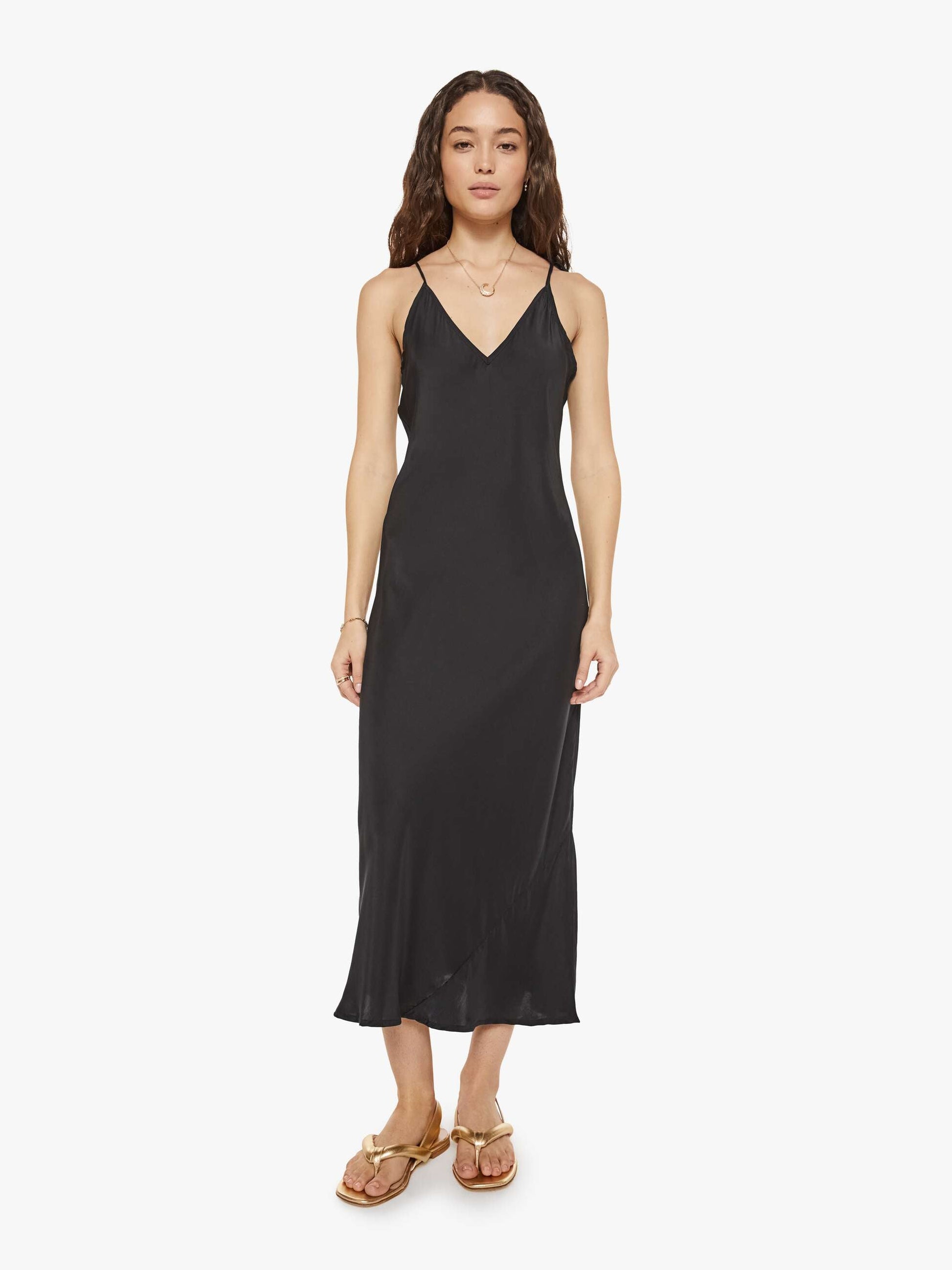 Mother Denim Natalie Martin Dakota Dress Black