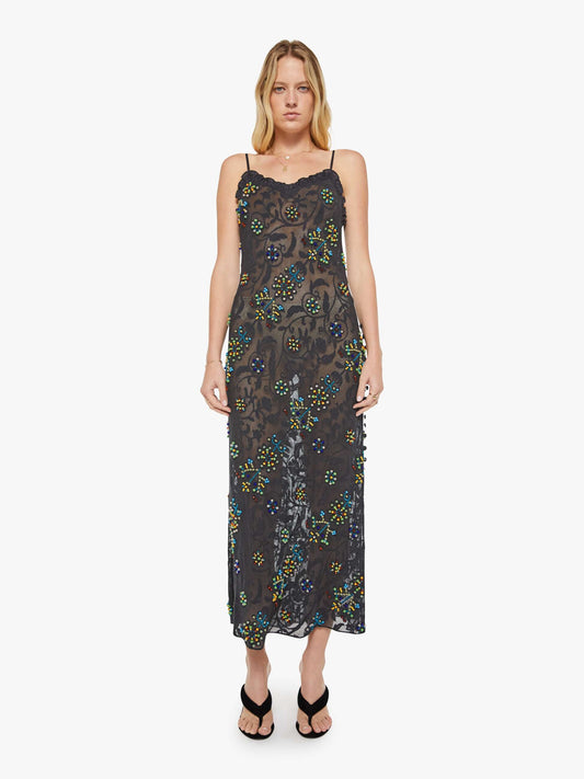 Mother Denim Alix of Bohemia Athens Dress ONYX SPRIG